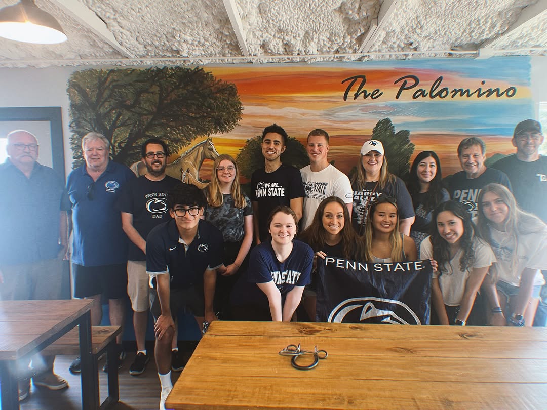Penn State Central Texas Chapter celebrating local students heading off to Penn State.